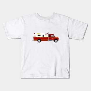 Hialeah Fire Rescue Ambulance Kids T-Shirt